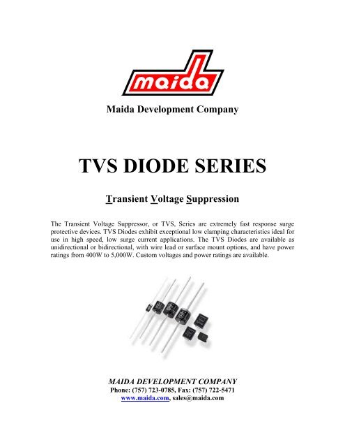 TVS Diodes Transient Voltage Suppressors 1500W 160V Unidirect 