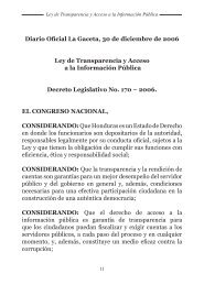 Ley de Transparencia - Copeco