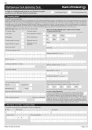 VISA Business Card Application Form - Business Banking - Bank of ...