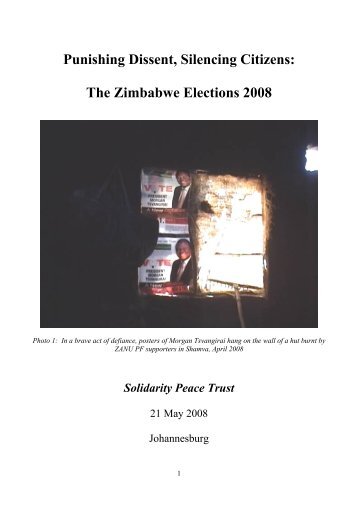 Punishing Dissent, Silencing Citizens: The Zimbabwe Elections 2008