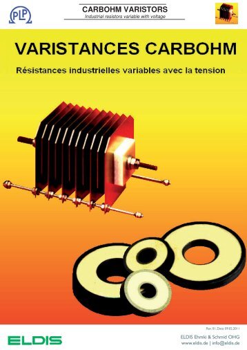 CARBOHM VARISTORS - ELDIS Ehmki, Schmid OHG