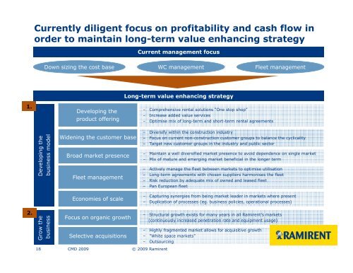 Capital Market Day 2009 Strategy update - Ramirent