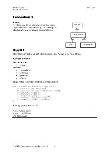 Laboration 3 - itslearning