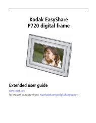 Kodak EasyShare P720 digital frame