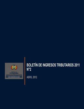 Notas Aclaratorias al Boletín de Ingresos Tributarios Nº 1