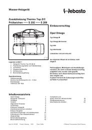 Wasser-Heizgerät Zusatzheizung Thermo Top Z ... - MOTOR-TALK.de