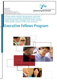Executive Fellows Program - Australia and New Zealand School of ...