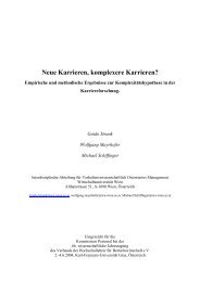 Neue Karrieren, komplexere Karrieren? - Complexity-Research