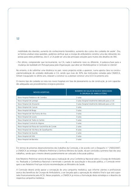 Relatório Preliminar - Portal da Saúde