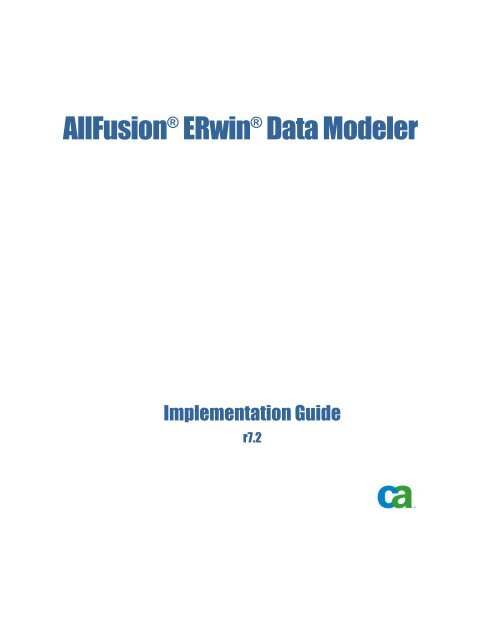 allfusion erwin data modeler free download