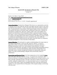 Syllabus - College of Wooster