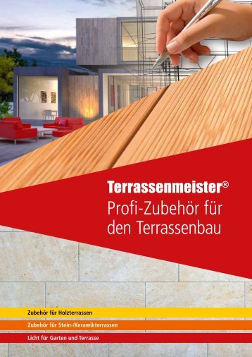 Terrassenmeister - Profi-Zubehör für den Terrassenbau