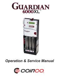 CoinPro 3 Changer 9302-GX Series Electronic Changer Operation And Service Manual 