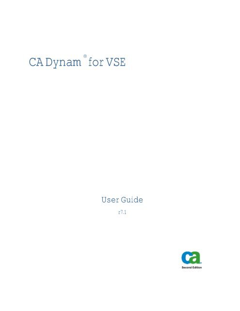 CA Dynam for VSE User Guide