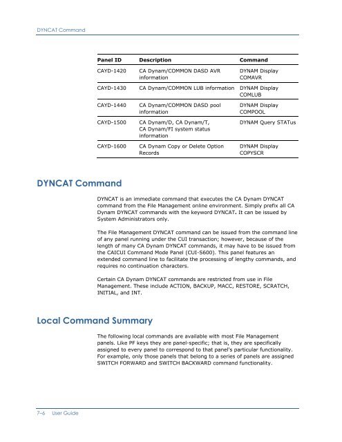 CA Dynam for VSE User Guide