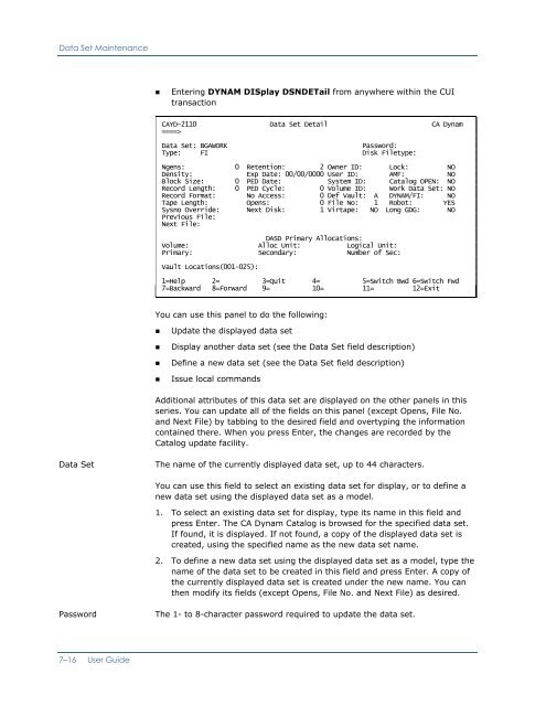 CA Dynam for VSE User Guide