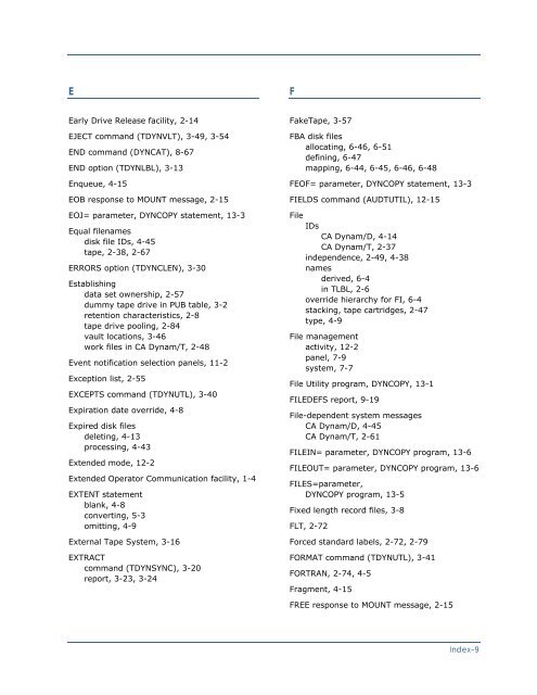 CA Dynam for VSE User Guide