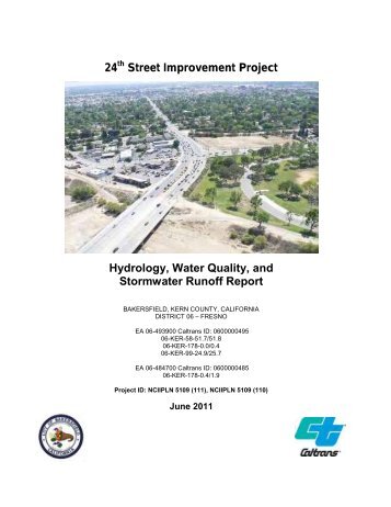 Hydrology, Water Quality, and Stormwater Runoff Report