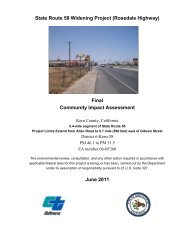 State Route 58 Widening Project - Bakersfield Freeways