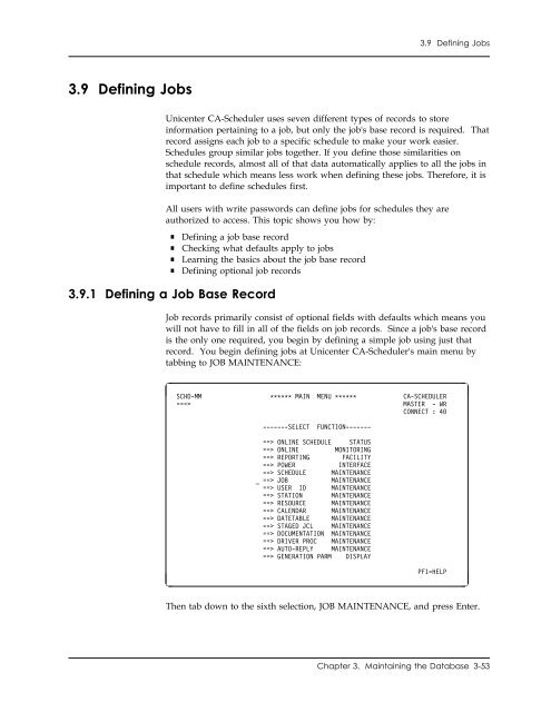 Unicenter CA-Scheduler Job Management for VSE User Guide