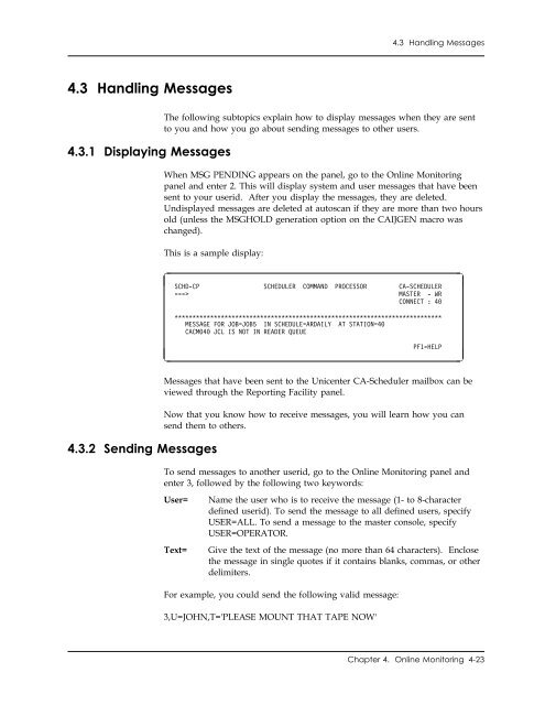 Unicenter CA-Scheduler Job Management for VSE User Guide