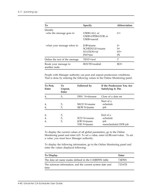 Unicenter CA-Scheduler Job Management for VSE User Guide