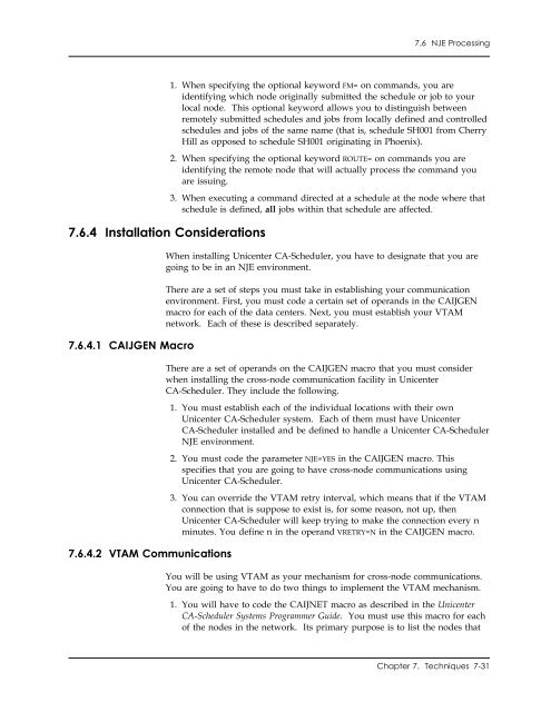 Unicenter CA-Scheduler Job Management for VSE User Guide