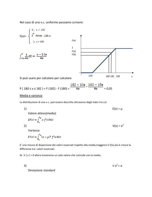 Lezione n. 1 (a cura di Irene TibidÃ²) - Dipartimento di Statistica