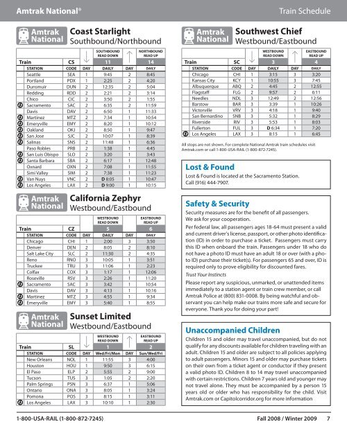 What is Amtrak California?