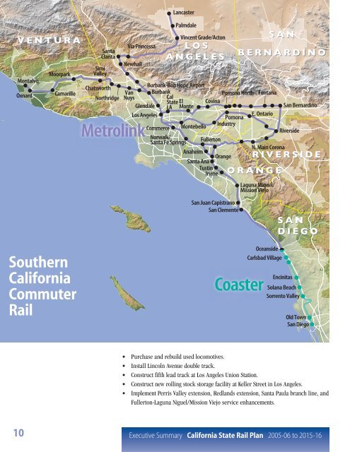 California State Rail Plan 2005-06 to 2015-16