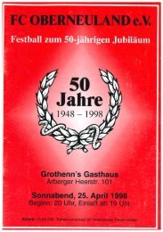 50 Jahre FC Oberneuland
