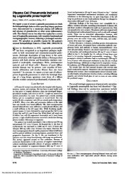 Plasma Cell Pneumonia Induced