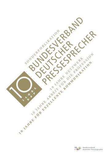 Download PDF - Bundesverband deutscher Pressesprecher eV (BdP)