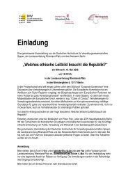 Einladung zu dieser DHV-Tagung (PDF) - Netzwerk Berlin