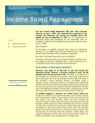 Income Based Repayment