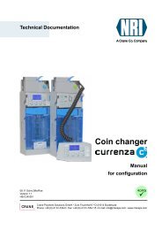 Coin changer - National Rejectors Inc. GmbH