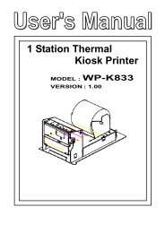 1 Station Thermal Kiosk Printer