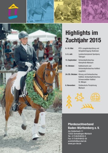Freilaufwettbewerb und Ponykörung am 15. März in Marbach
