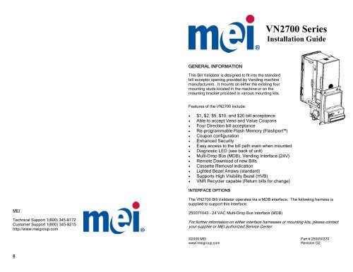 VN2700 Installation Guide - MEI