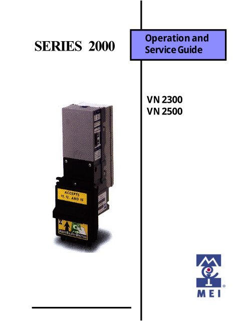 Series 2000 Operation and Service Guide - MEI