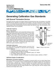 Permeation Devices Technical Note