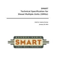 SMART Technical Specification for Diesel Multiple Units (DMUs)