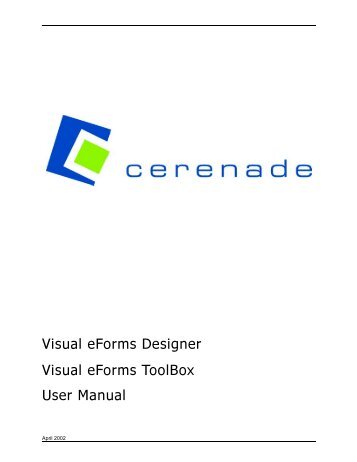 Visual eForms User's Guide - Cerenade