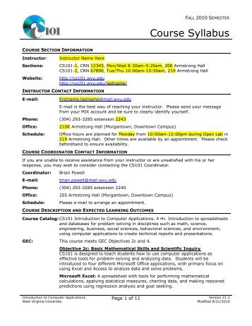 the importance of the university 101 syllabus Course syllabus english 101: basic composition spring quarter 2013 important: the course will use a sequential building method and your final grade will be based, in. the importance of the university 101 syllabus Course syllabus english 101: basic composition spring quarter 2013 important: the course will use a sequential building method and your final grade will be based, in.