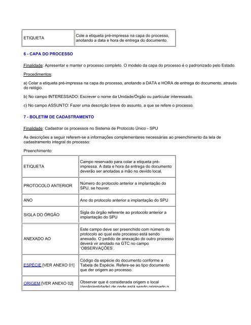 MANUAL SPU â€“ MAINFRAME 1 - APRESENTAÃ‡ÃƒO A ... - SEPLAG