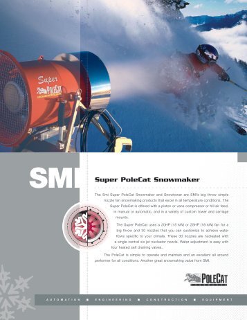 Super PoleCat Snowmaker - Snow Machines, Inc.