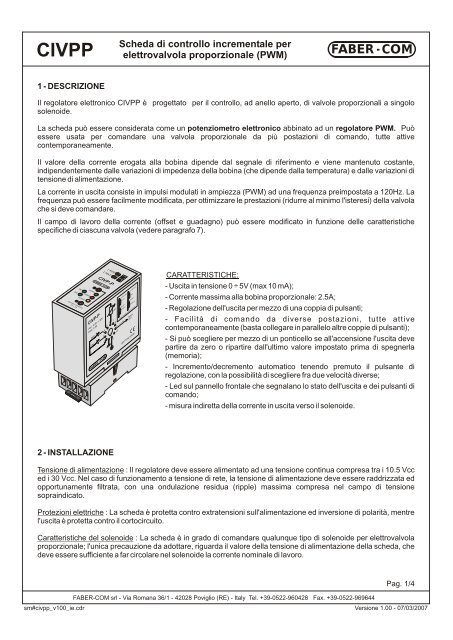 italiano - FABER-COM srl