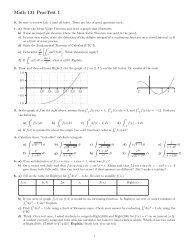 Math 131 PracTest 1