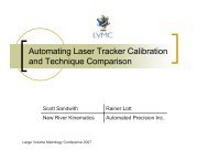 Automating Laser Tracker Calibration and Technique Comparison