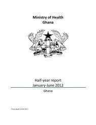 Half year report 2012 - final draft-2 - Ministry of Health